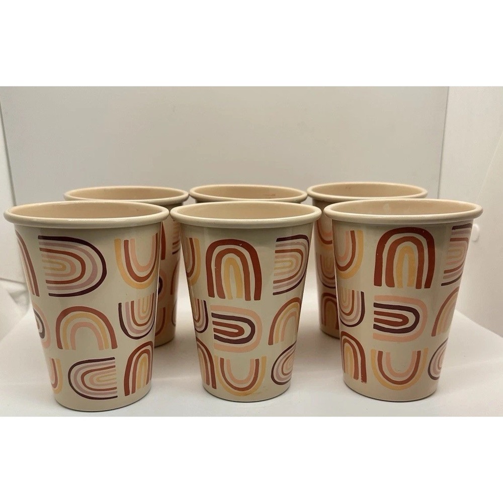 DANICA STUDIOS SOLSTICE TUMBLER POWDER COATED STEEL 16OZ. Set Of 6‎